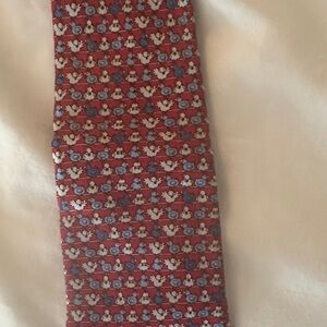 Red Patterned boys ferragamo Tie